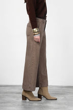 New York Studio Crop Chinohose für Damen aus Stretch-Twill mit straight fit