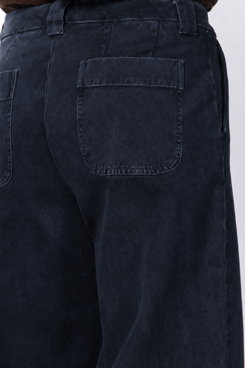 New York Studio Crop Chino-Hose für Damen in Twill Stretch Straight Fit