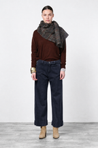 New York Studio Crop Chino-Hose für Damen in Twill Stretch Straight Fit