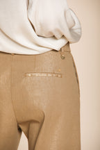 Foto 2 New York Studio Cropped pantalone chino donna in gabardina wide leg