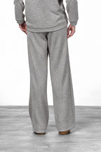 New York Studio Elax pantalone chino donna in jersey effetto maglia straight fit