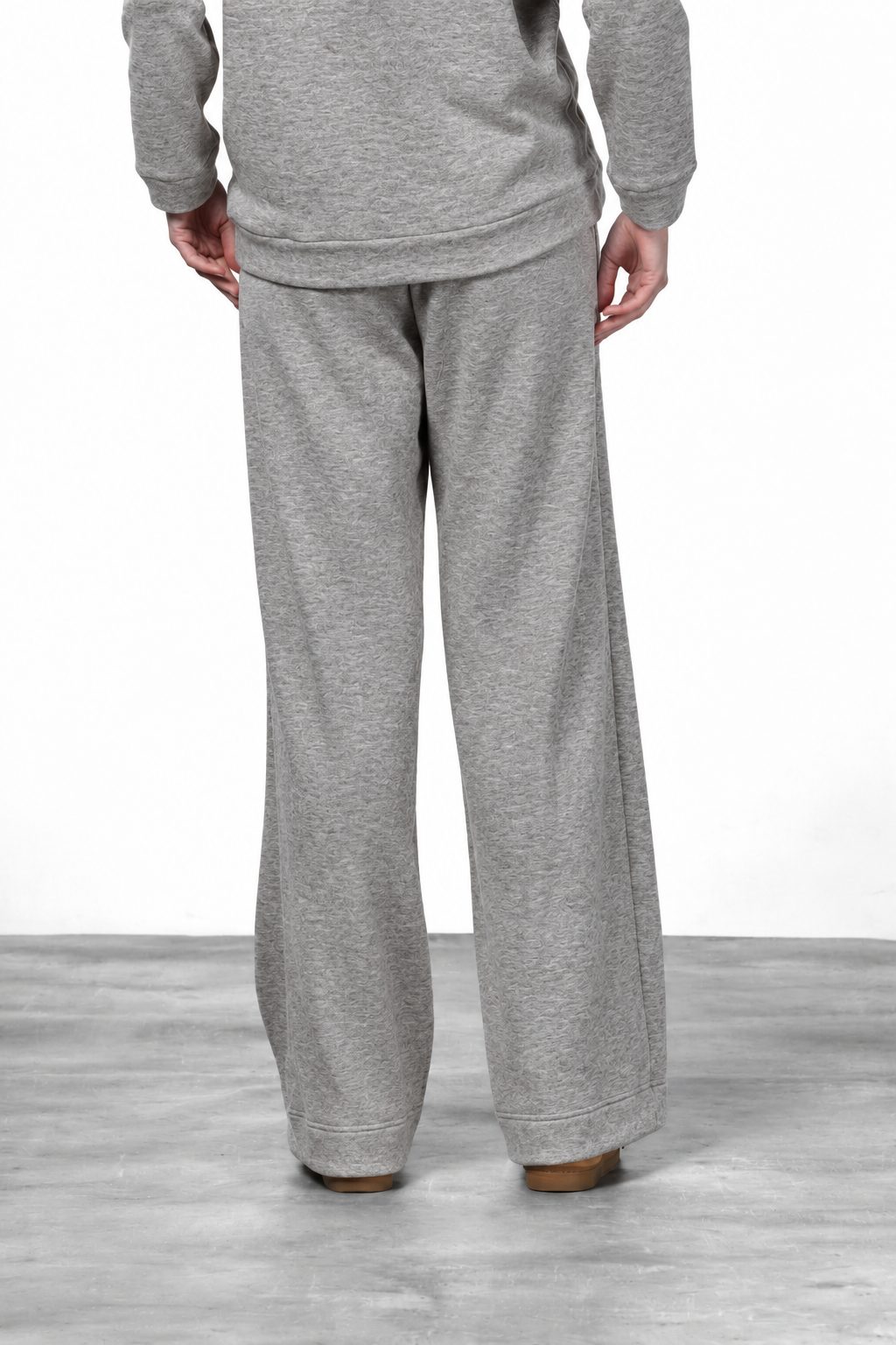 New York Studio Elax pantalone chino donna in jersey effetto maglia straight fit