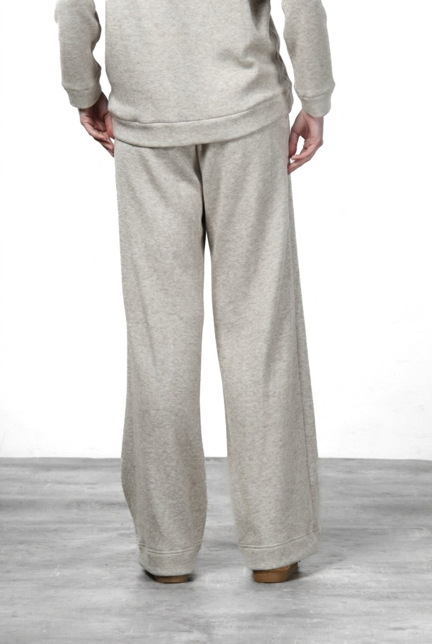 New York Studio Elax pantalone chino donna in jersey effetto maglia straight fit