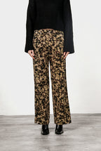 Dallas Wide Work Chinohose für Damen aus Bull mit Camouflage-Muster und straight fit