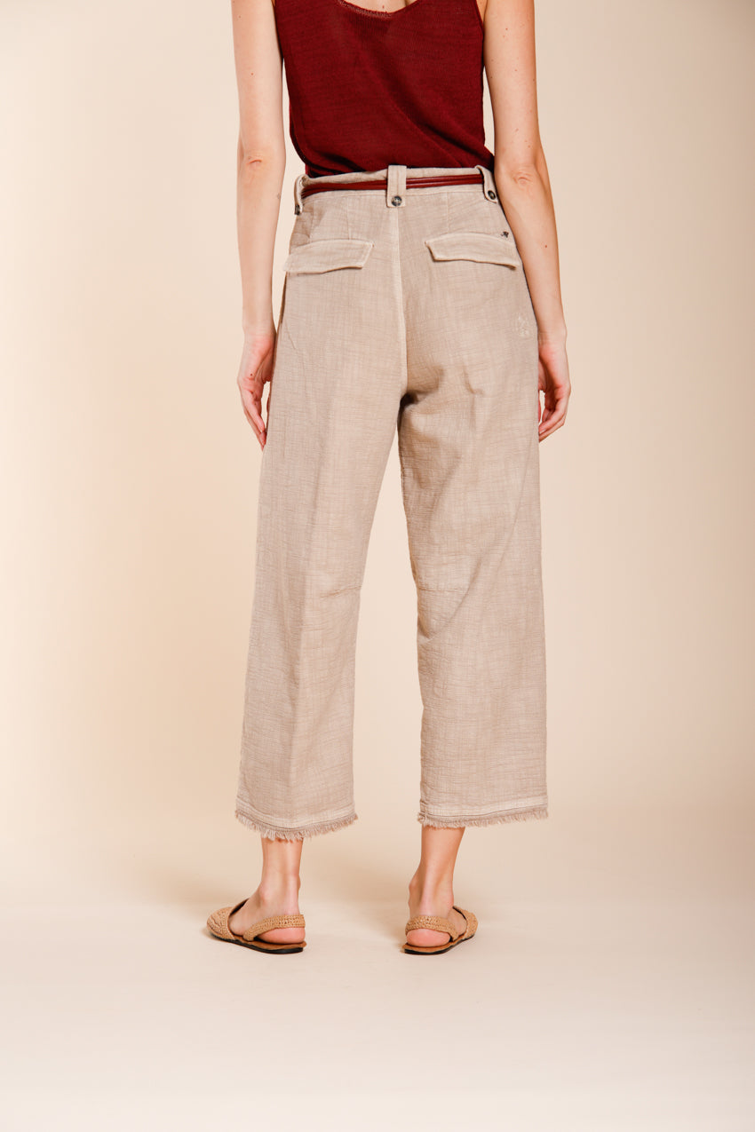 Vivienne Work pantalone cargo donna in stuoia balloon fit