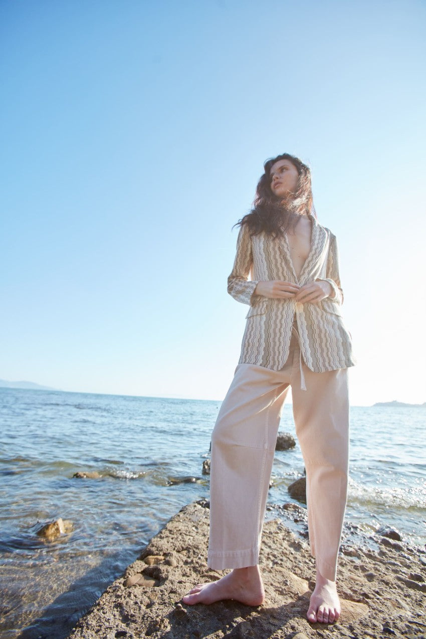 Vivienne City Hose Chino Damen aus Stretch-Bull balloon fit