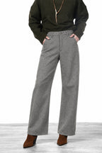 Vivienne City Chinohose für Damen aus Wolle mit balloon fit