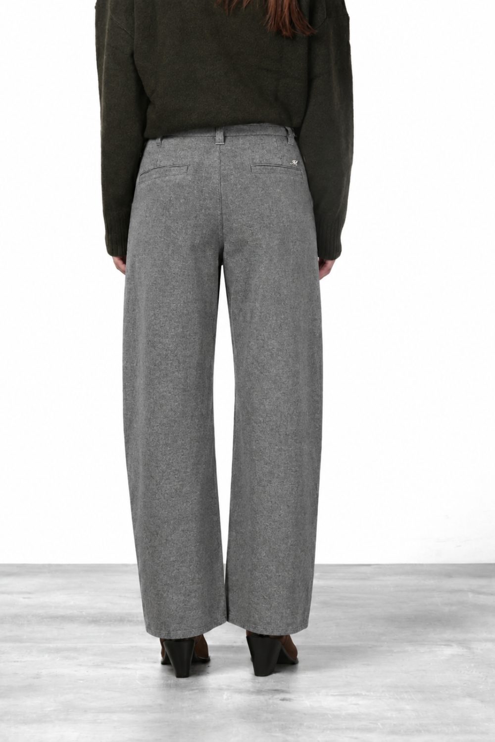Vivienne City Chinohose für Damen aus Wolle mit balloon fit