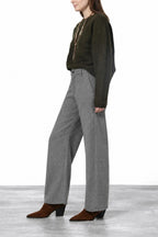 Vivienne City Chinohose für Damen aus Wolle mit balloon fit