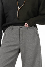 Vivienne City Chinohose für Damen aus Wolle mit balloon fit