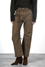 Vivienne City Chinohose für Damen aus Gabardine mit balloon fit