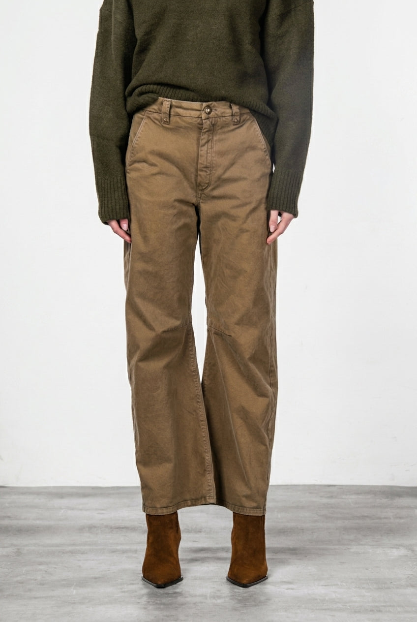 Vivienne City Chinohose für Damen aus Gabardine mit balloon fit