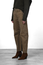 Vivienne City Chinohose für Damen aus Gabardine mit balloon fit