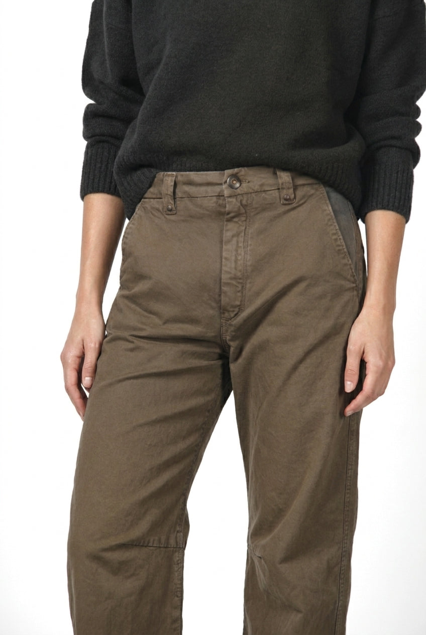 Vivienne City Chinohose für Damen aus Gabardine mit balloon fit