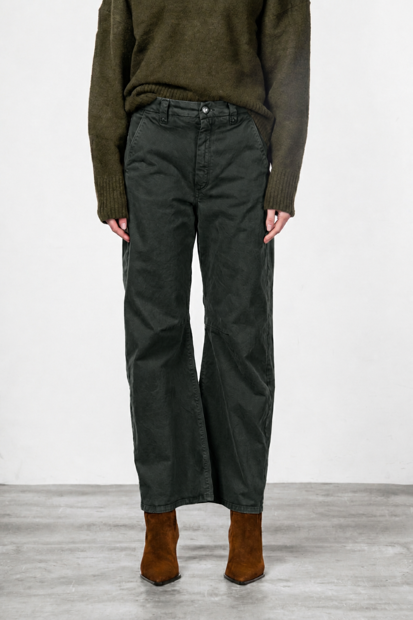 Vivienne City Chinohose für Damen aus Gabardine mit Balloon Fit