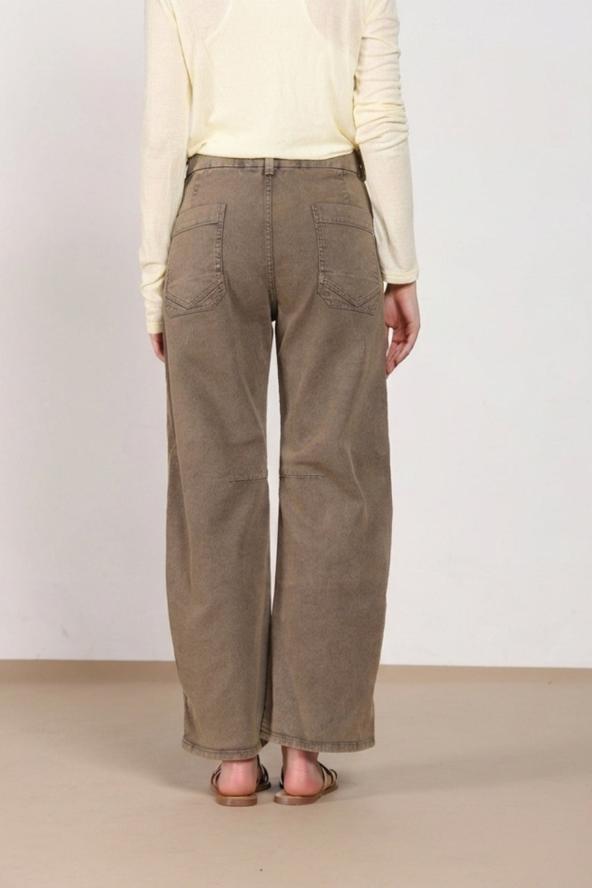 Valerie pantalone denim donna balloon fit
