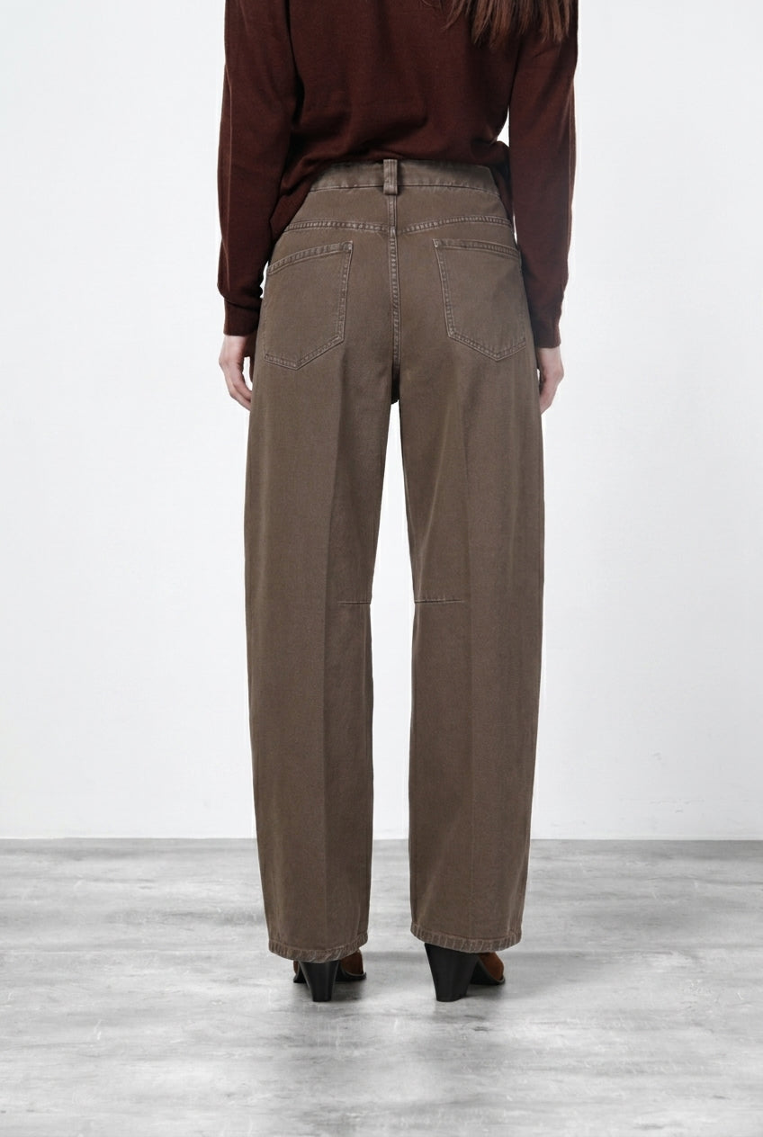 Veronique Chinohose für Damen aus Twill mit balloon fit ①
