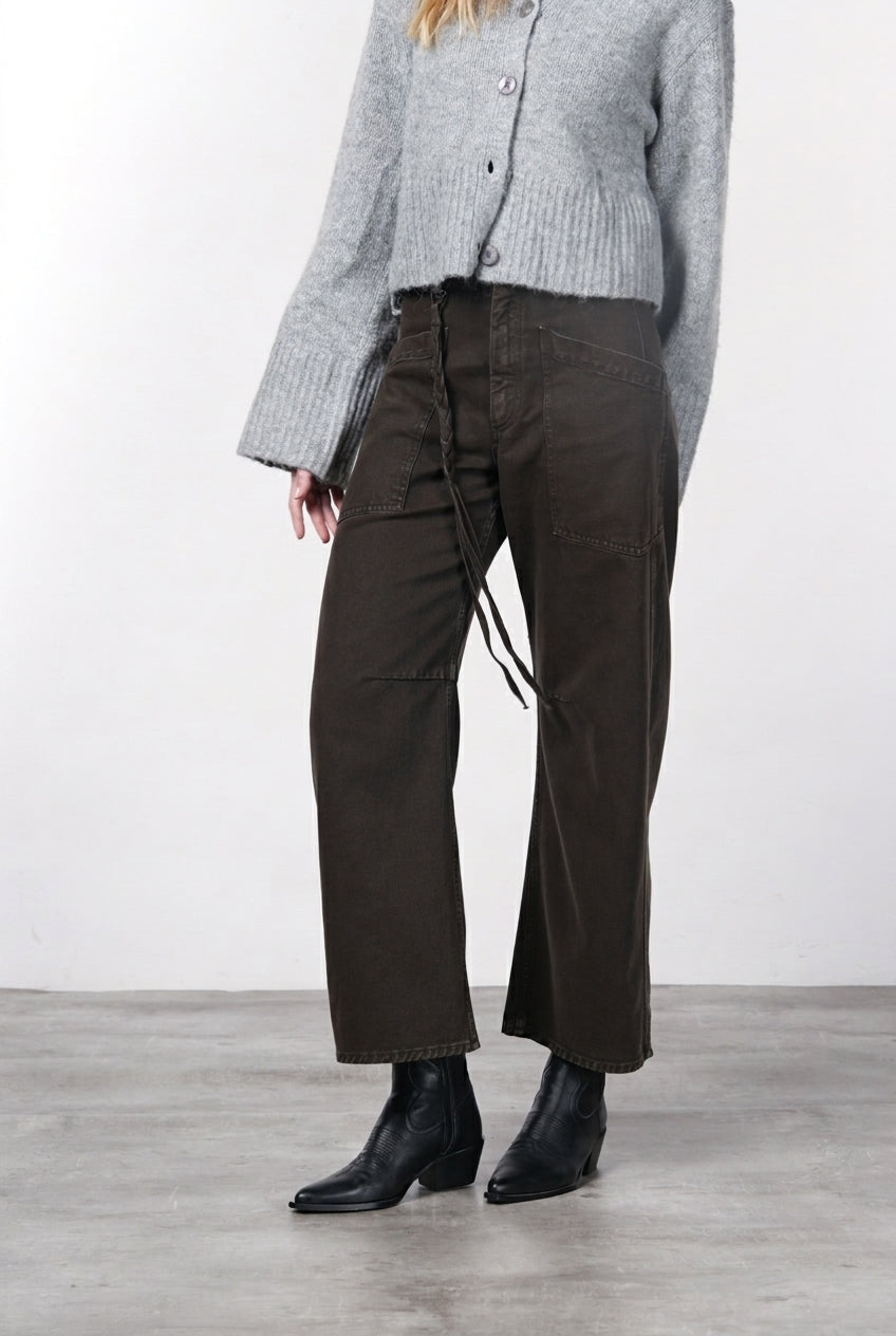 Venice Chinohose für Damen aus Twill mit balloon fit ①