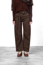 Virginie Chinohose für Damen aus Twill mit balloon fit ①
