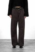 Silvye pantalone chino donna in twill baloon fit