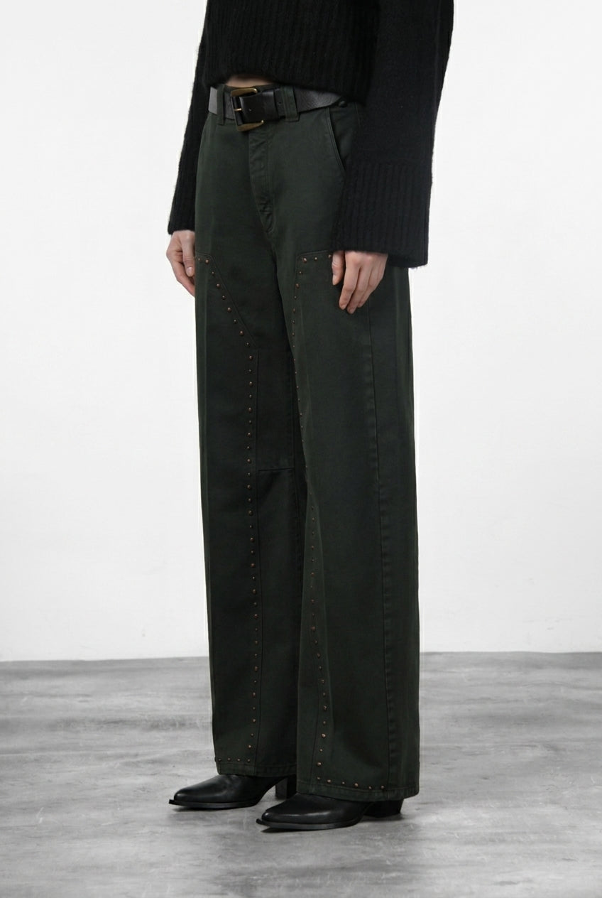 Silvye pantalone chino donna in twill baloon fit
