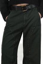 Silvye pantalone chino donna in twill baloon fit