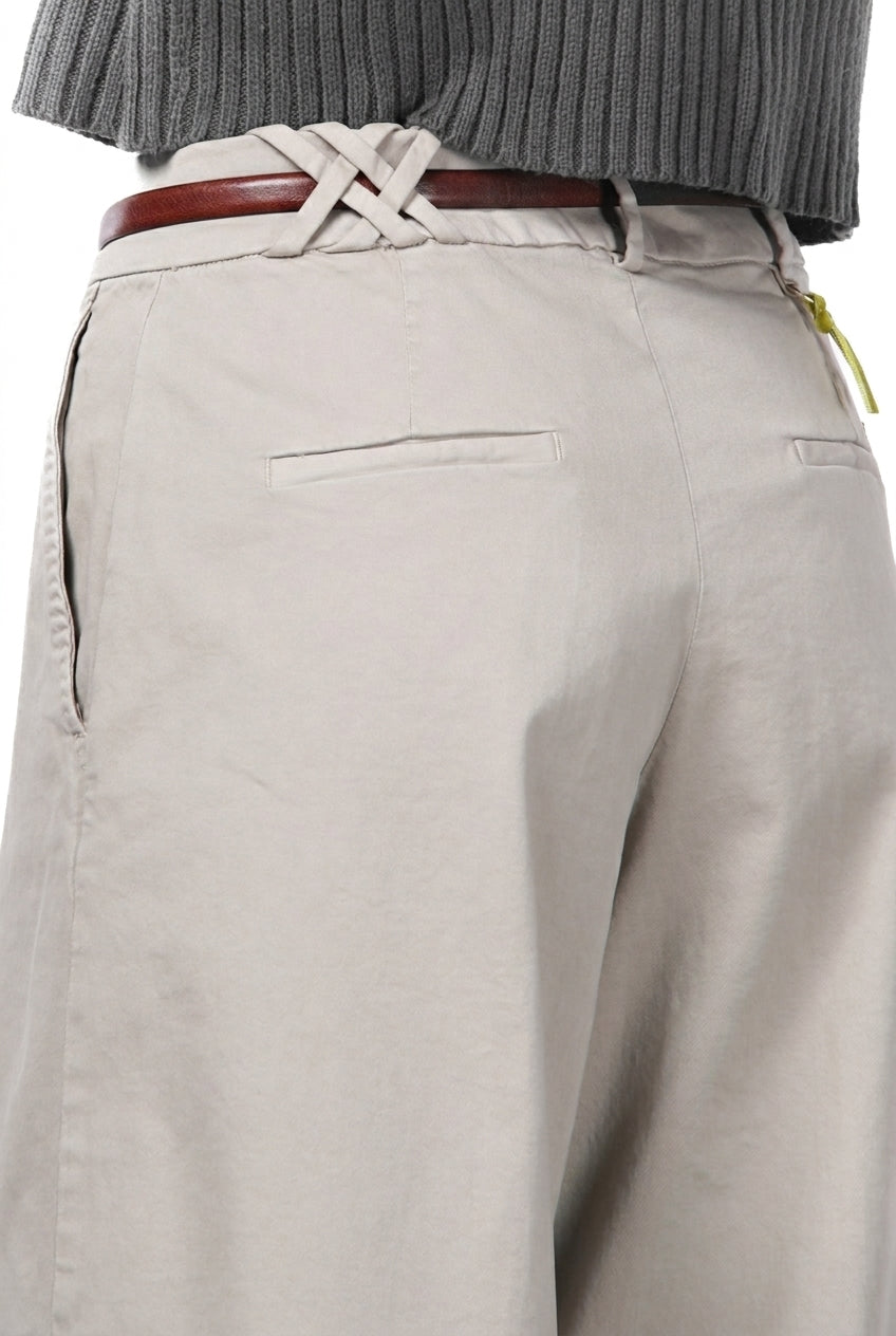 New York Wide Damen-Chinohose aus Satin, Wide Leg