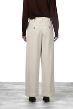 New York Wide Elax Damen-Chinohose aus Gabardine, Wide Leg