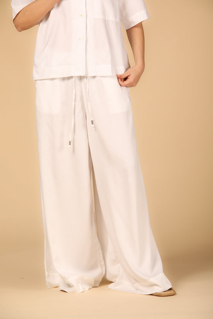 Bild 4 von Damen-Chinohose, Modell Portofino in Weiß, relaxed Passform von Mason's