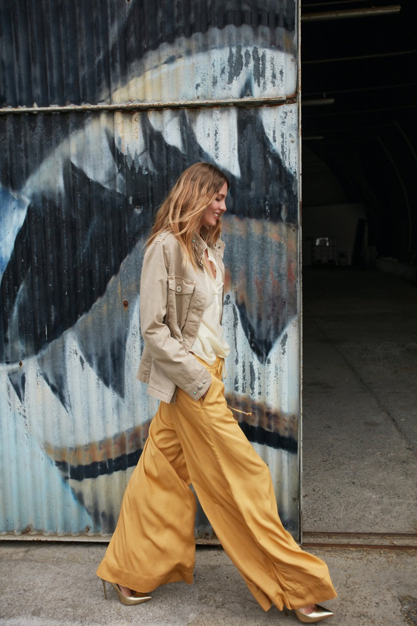 Portofino Damen Chinohose aus Modal wide leg