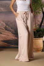 Portofino Damen Chinohose aus Modal wide leg
