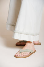 Portofino Cropped Damen Chino-Jogger-Hose aus Popeline wide leg