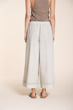 Portofino Cropped Damen Chino-Jogger-Hose aus Popeline wide leg