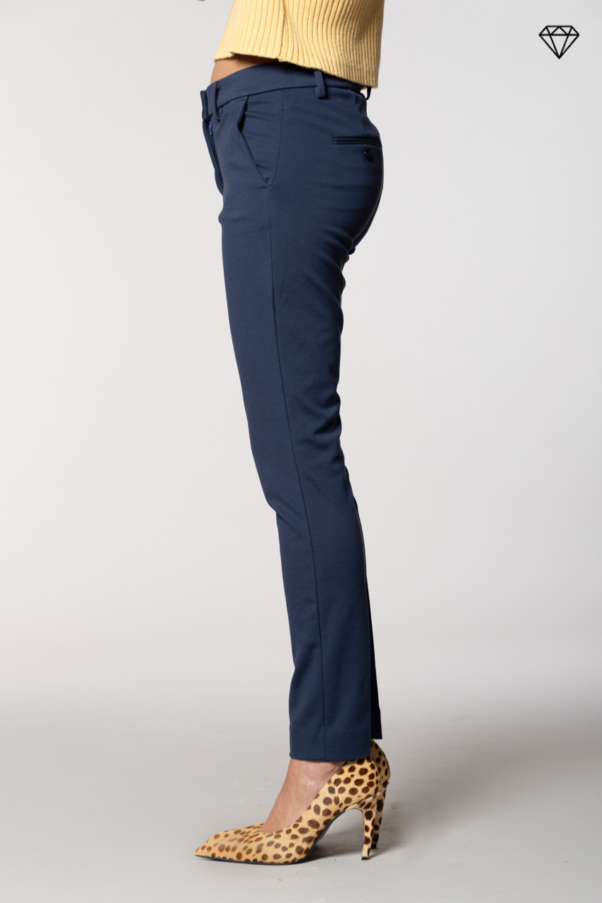 New York Slim pantalone chino donna in jersey tecnico slim fit ①