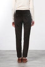 New York Slim Damen-Chinohose aus Breitcord, Slim Fit ①