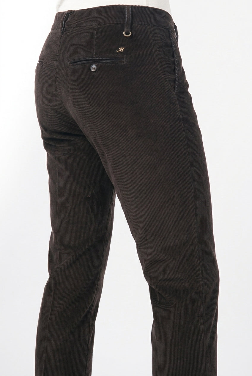 New York Slim Damen-Chinohose aus Breitcord, Slim Fit ①