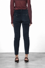 New York Slim Damen-Chinohose aus Breitcord, Slim Fit ①