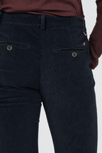 New York Slim Damen-Chinohose aus Breitcord, Slim Fit ①
