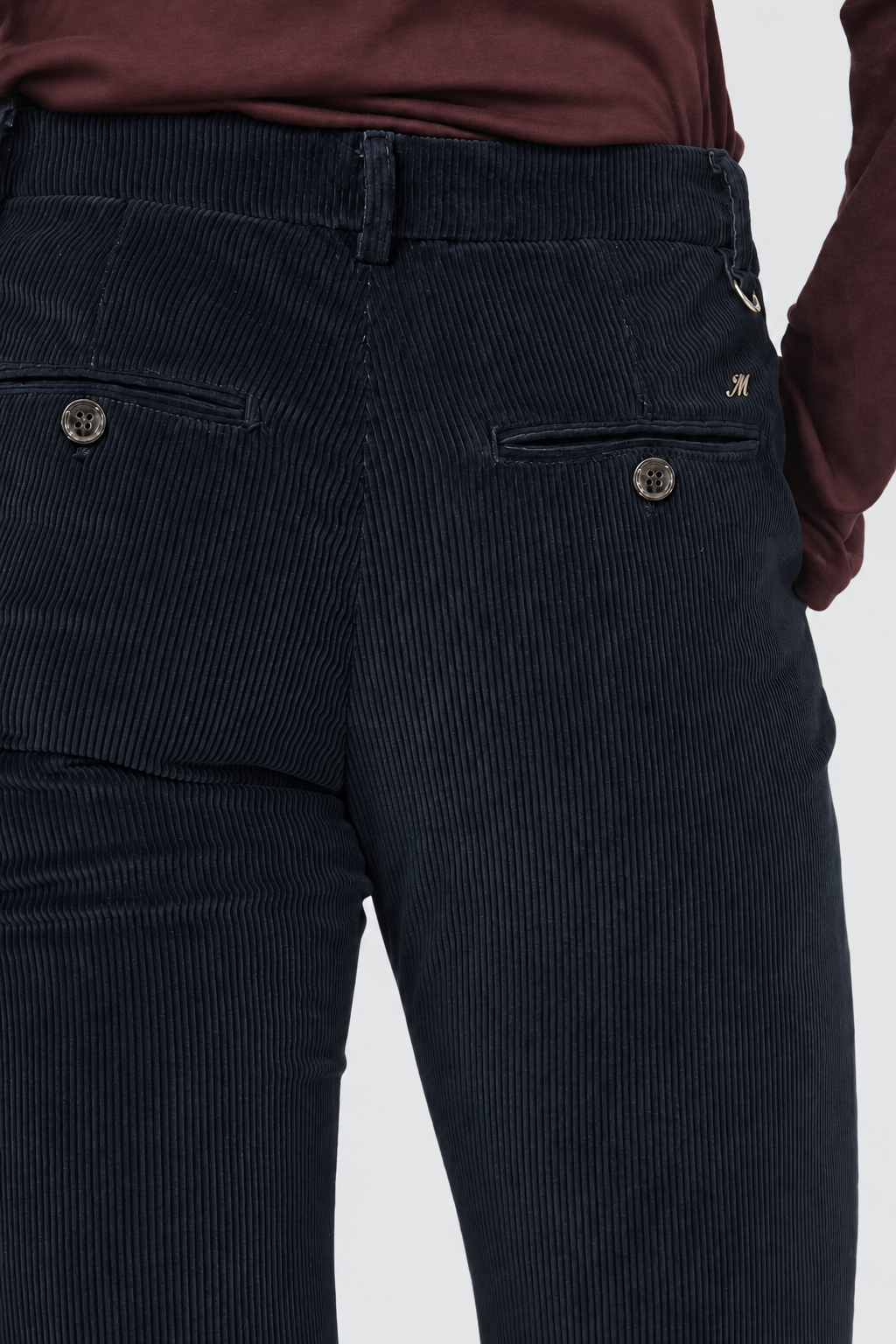 New York Slim Damen-Chinohose aus Breitcord, Slim Fit ①