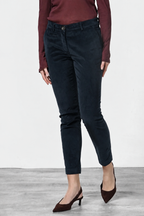 New York Slim Damen-Chinohose aus Breitcord, Slim Fit ①