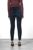 New York Slim Damen-Chinohose aus Breitcord, Slim Fit ①
