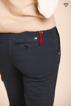 New York Slim pantalone chino donna in raso slim fit ①