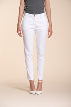 New York Slim Damen Chino Hose aus Stretch-Satin slim fit ①