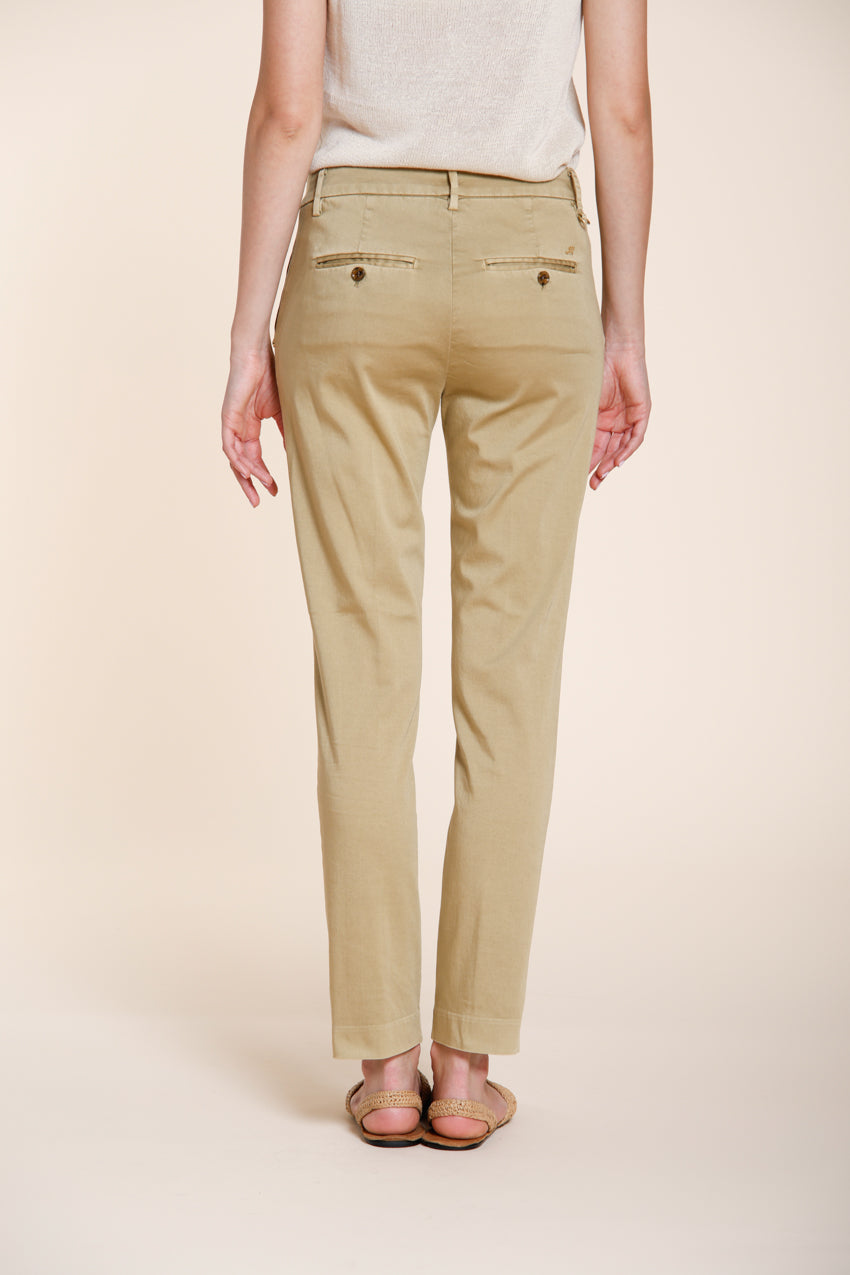 New York Slim Damen Chino Hose aus Stretch-Satin slim fit ①
