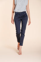 New York Slim pantalone chino donna in raso stretch slim fit ①