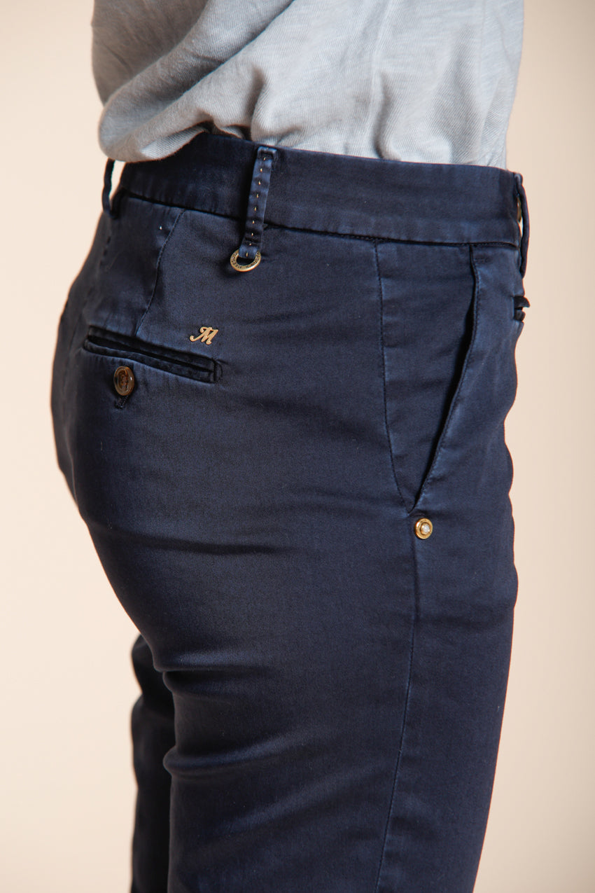 New York Slim Damen Chinohose aus Stretch-Satin slim fit ①