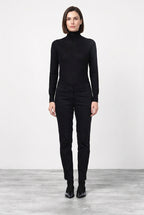 New York Slim pantalone chino donna in raso slim fit ①