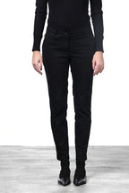 New York Slim pantalone chino donna in raso slim fit ①