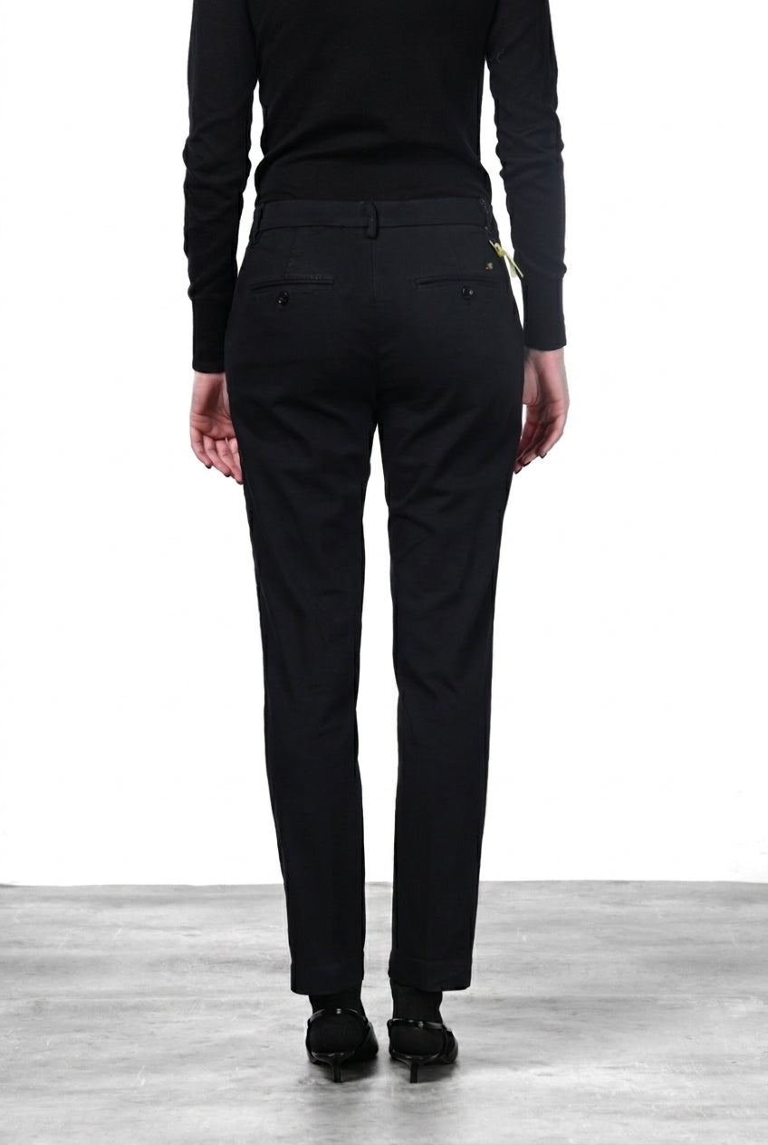 New York Slim pantalone chino donna in raso slim fit ①