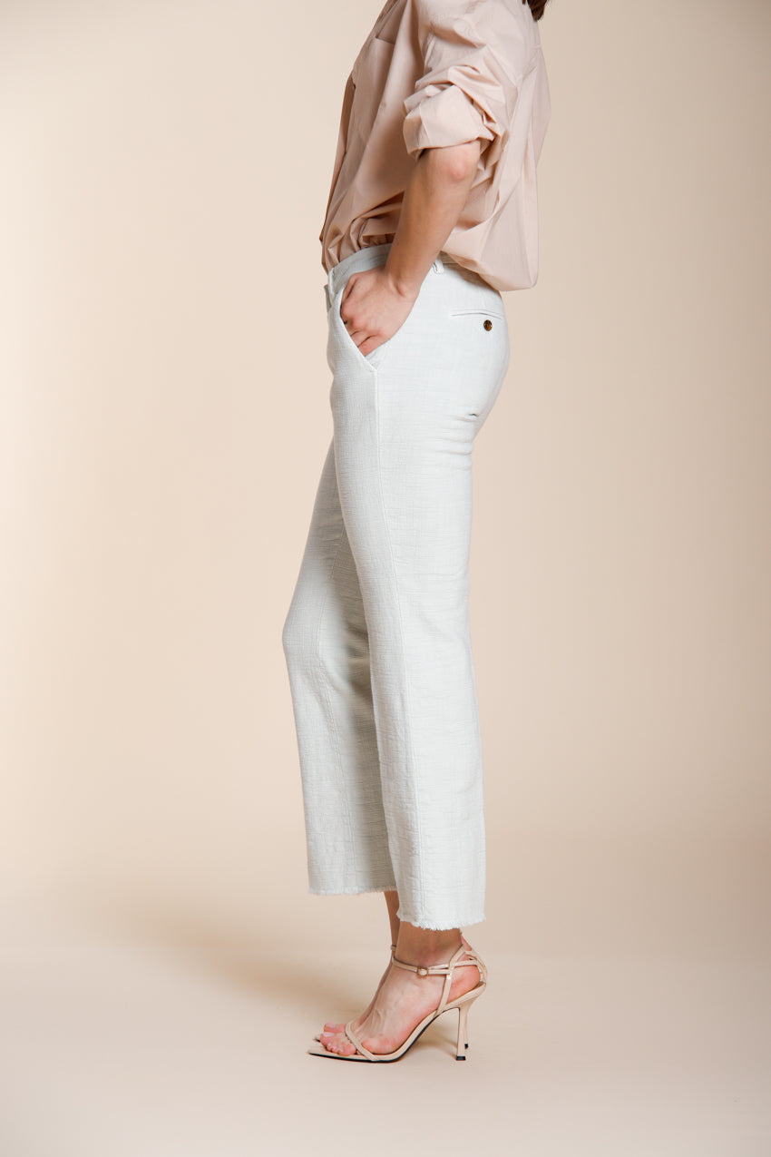 New York Trumpet pantalone chino donna in stuoia slim fit